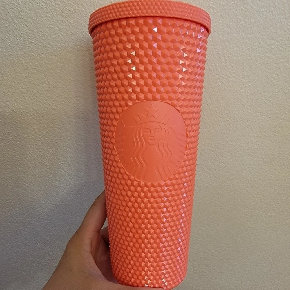 NWT Starbucks 2022 Dragonfruit Studded Venti Tumbler Cup